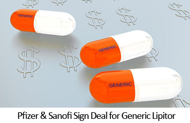 Pfizer & Sanofi Sign Deal for Generic Lipitor