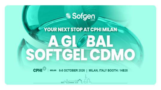 The World Has a New Global Softgel CDMO: Sofgen CDMO makes its international debut at CPHI Milan