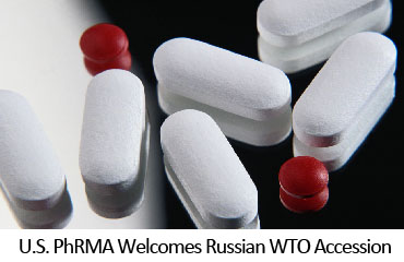 U.S. PhRMA Welcomes Russian WTO Accession