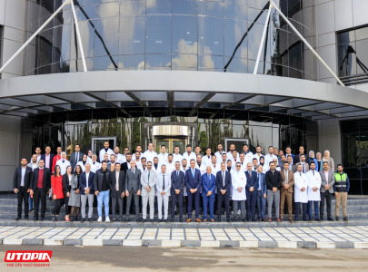 Visit of the Minister of Industry, Kamel El-Wazir, to Utopia Pharma Factory