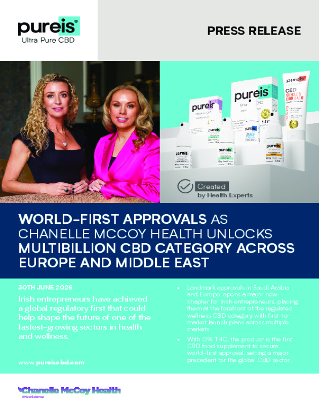 WORLD FIRST APPROVAL CHANELLE MCCOY HEALTH