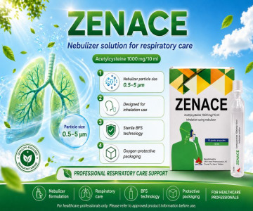Zenace-nebuliser solution for respiratory care