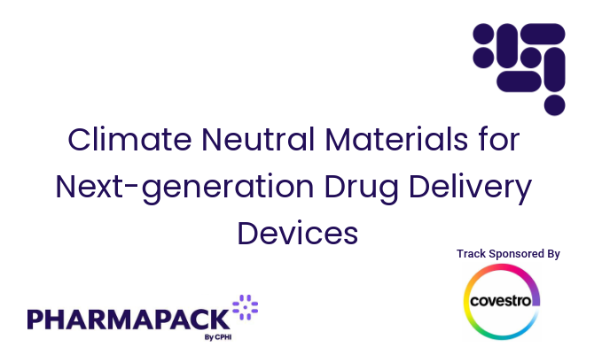 Climate Neutral Materials for Next-Generation Drug Delivery Devices