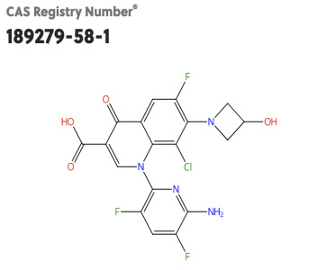 1-(6-Amino-3,5-difluoropyridin-2-yl)-8-chloro-6-fluoro-7-(3-hydroxyazetidin-1-yl)-4-oxo-1,4-dihydroquinoline-3-carboxylic acid