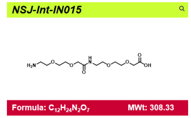17-Amino-10-oxo-3,6,12,15-tetraoxa-9-azaheptadecanoic acid