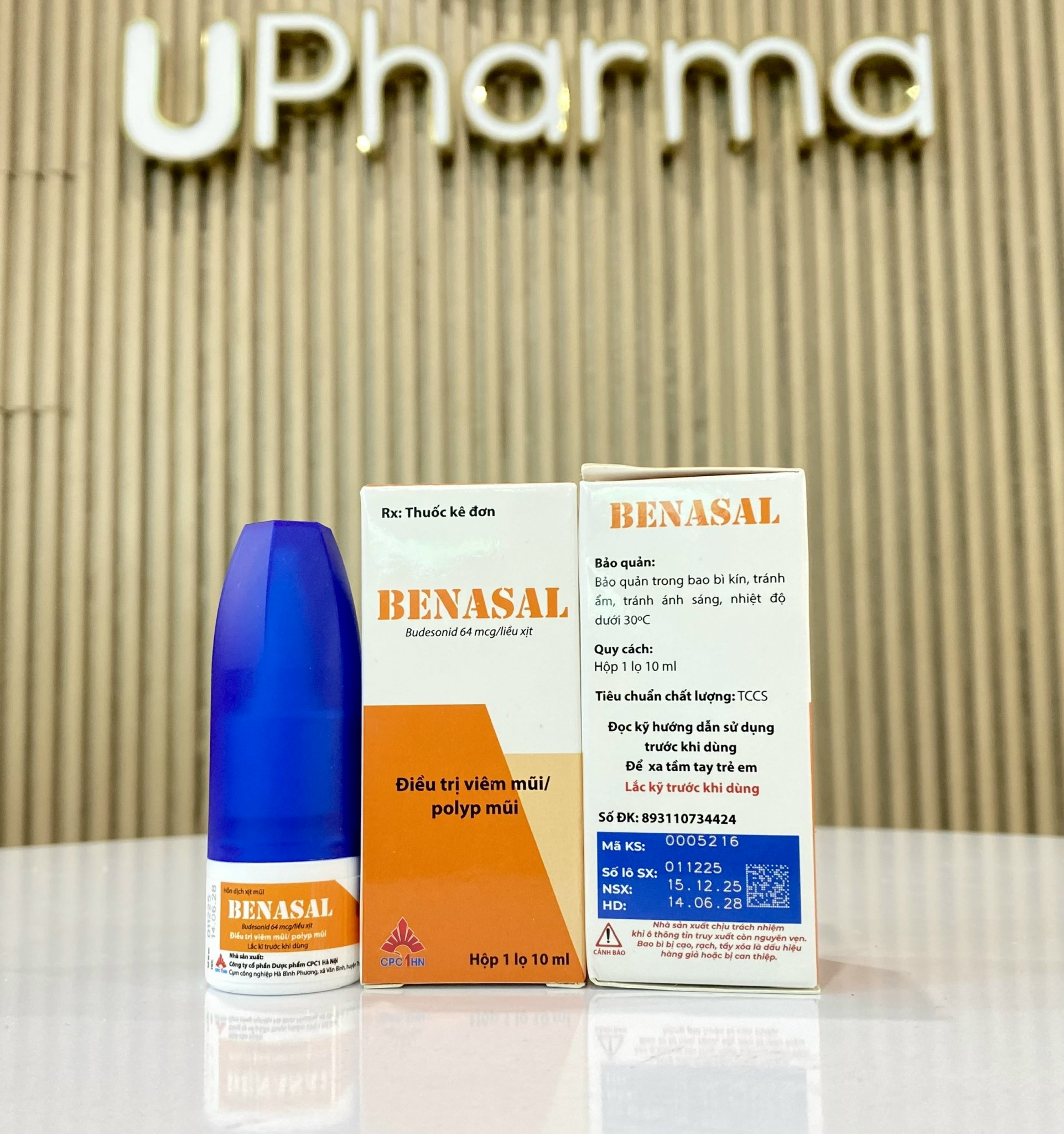 18. Benasal 10ml (Budesonide 64 mcg/per spray - Spray)