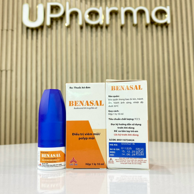 18. Benasal 10ml (Budesonide 64 mcg/per spray - Spray)