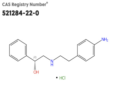 (1R)-2-{[2-(4-Aminophenyl)ethyl]amino}-1-phenylethanol hydrochloride (1:1)