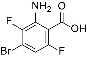 2-amino-4-bromo-3,6-difluorobenzoic acid