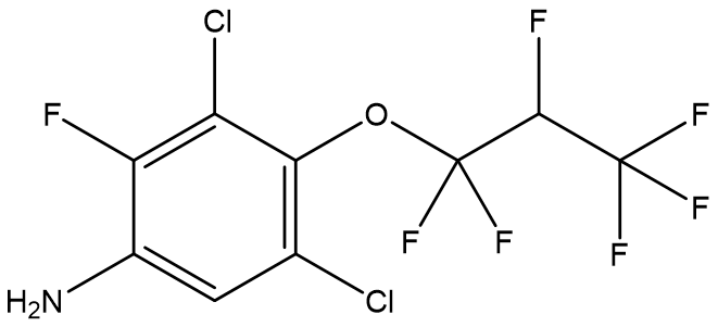 3,5-dichloro-2-fluoro-4-(1,1,2,3,3,3-hexafluoropropoxy)aniline