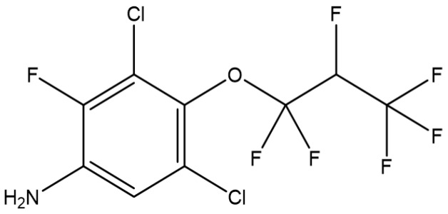 3,5-dichloro-2-fluoro-4-(1,1,2,3,3,3-hexafluoropropoxy)aniline