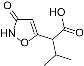 3-methyl-2-(3-oxo-2,3-dihydroisoxazol-5-yl)butanoic acid