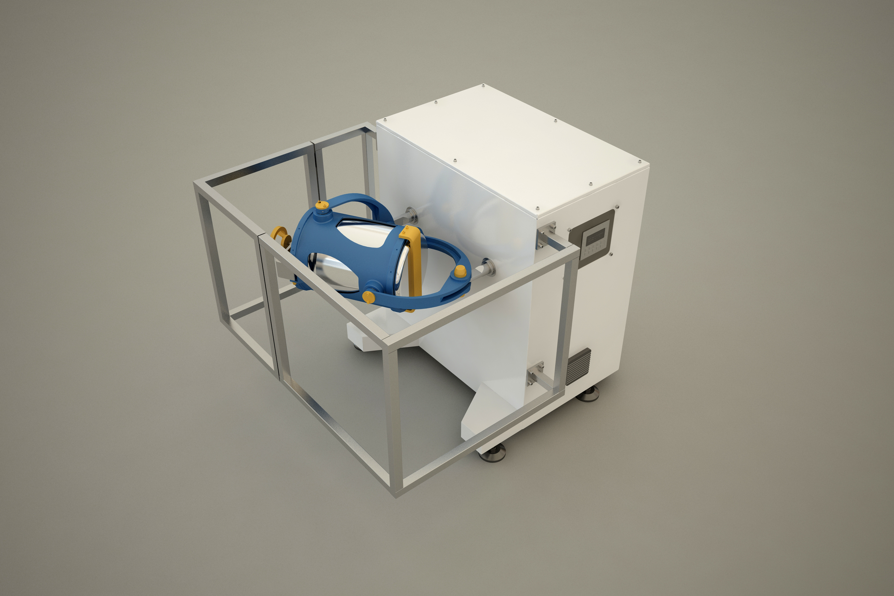 3D Tumbler Mixer For Food Ingredients