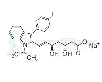 (3r,5s,6e)-rel-7-[3-(4-fluorophenyl)-1-(1-methylethyl)-1h-indol-2-yl]-3,5-dihydroxy-6-heptenoic acid sodium salt