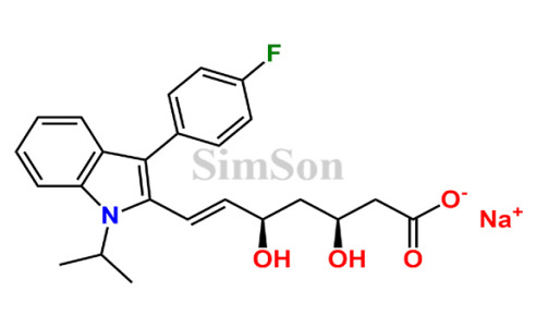 (-)-3S,5R-Fluvastatin sodium salt