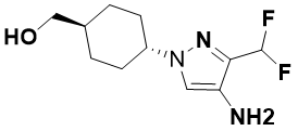 [4-[4-amino-3-(difluoromethyl)pyrazol-1-yl]cyclohexyl]methanol