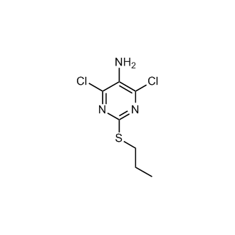 4,6-dichloro-2-propylthiopyrimidine-5-amine