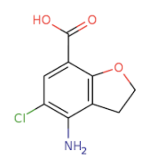 4-amino-5-chloro-2,3-dihydro-1-benzofuran-7-carboxylic acid
