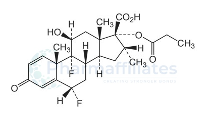 (6?,11?,16?,17?)-6,9-difluoro-11-hydroxy-16-methyl-3-oxo-17-(1-oxopropoxy)-androsta-1,4-diene-17-carboxylic acid