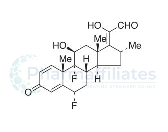 (6?,11?,16?)-6,9-difluoro-11,20-dihydroxy-16-methyl-3-oxo-pregna-1,4,17(20)-trien-21-al