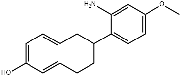 6-(2-Amino-4-methoxyphenyl)-5,6,7,8-tetrahydro-2-naphthalenol