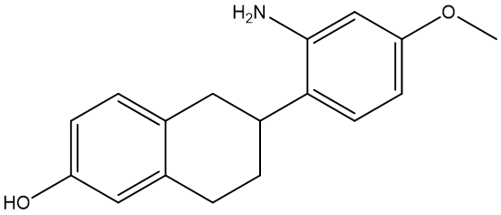 6-(2-amino-4-methoxyphenyl)-5,6,7,8-tetrahydronaphthalen-2-ol