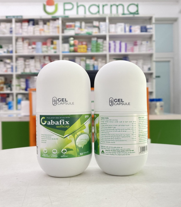 64. Gabafix Softcap (Ginkgo Biloba phytosome, ginkgo biloba extract, Nattokinase,... - Soft capsule)