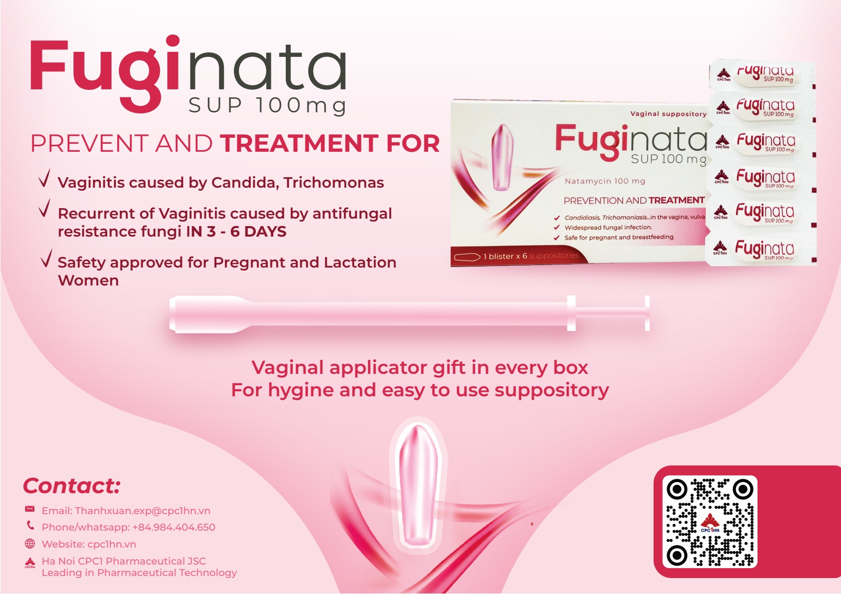 65. Fuginata Sup 100mg (Natamycin 100 mg) 2