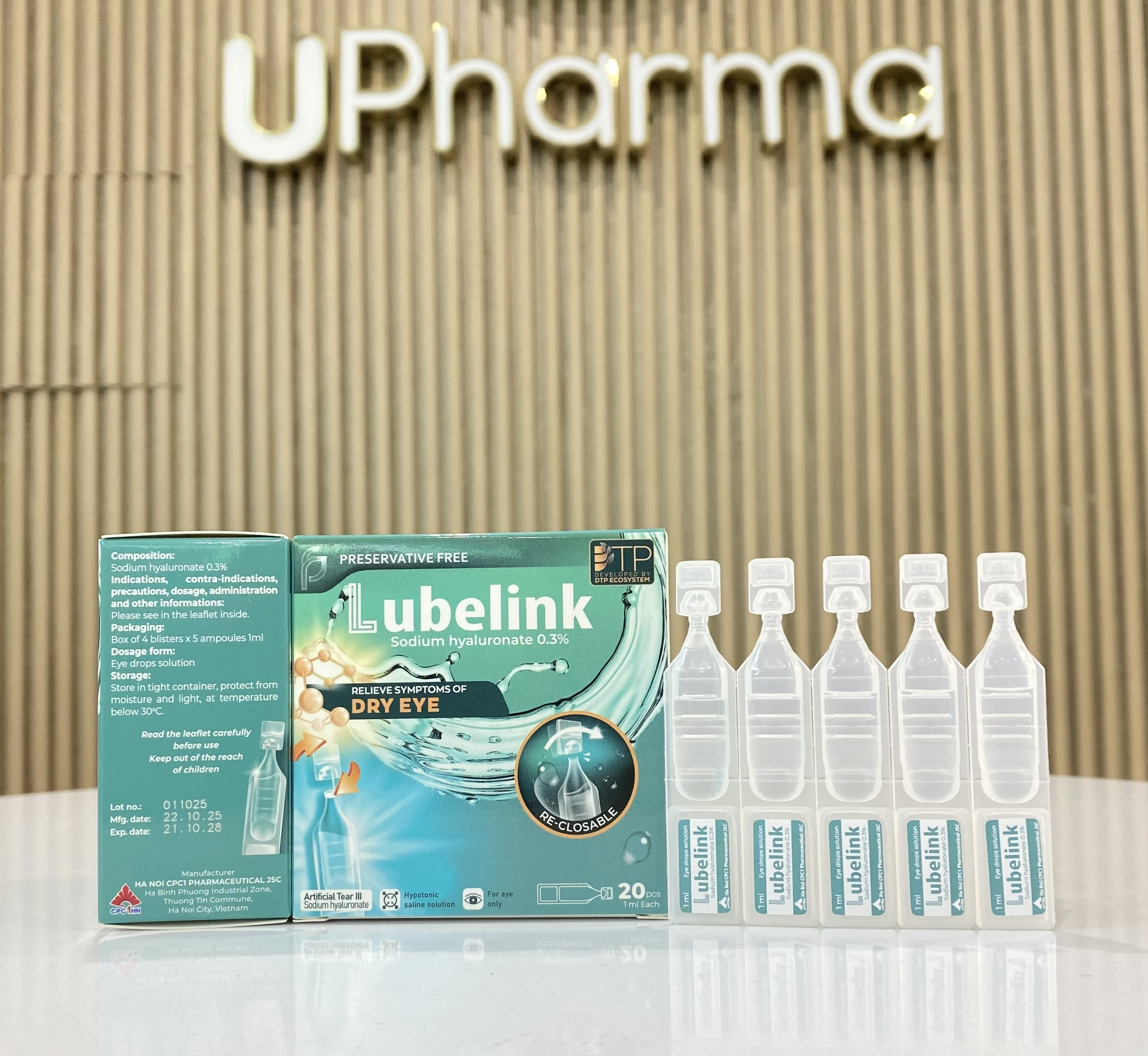 81. Lubelink (Sodium Hyaluronate 0.3% - Eye drops solution)