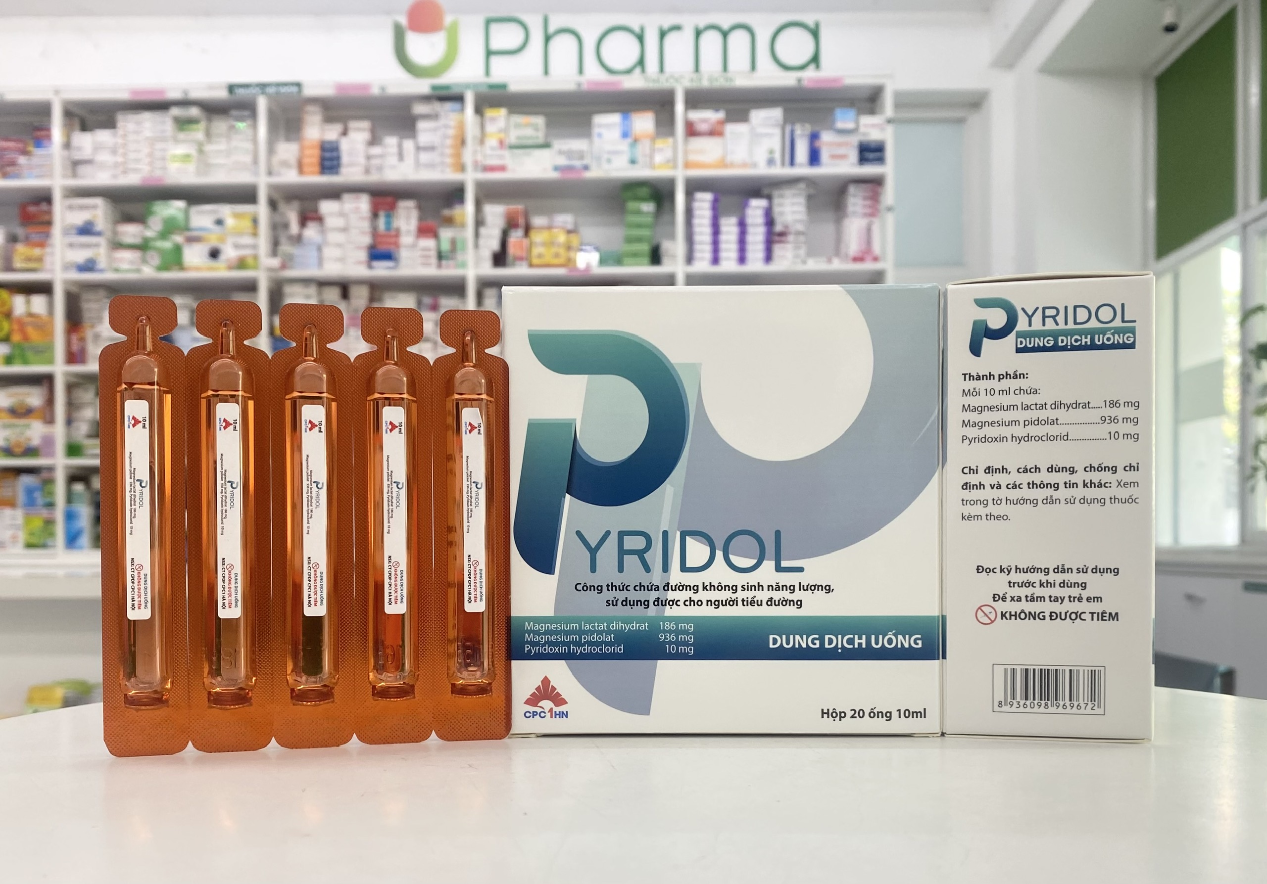88. Pyridol 10ml (Magnesium lactate dihydrate, Magnesium pidolate, Pyridoxine - Oral solution) 1
