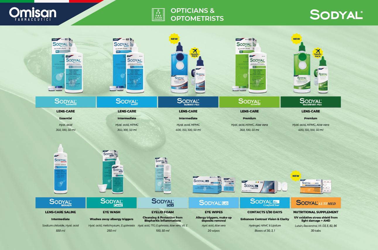 A Hyaluronic acid range conceived for Optometry and Optical retail 2