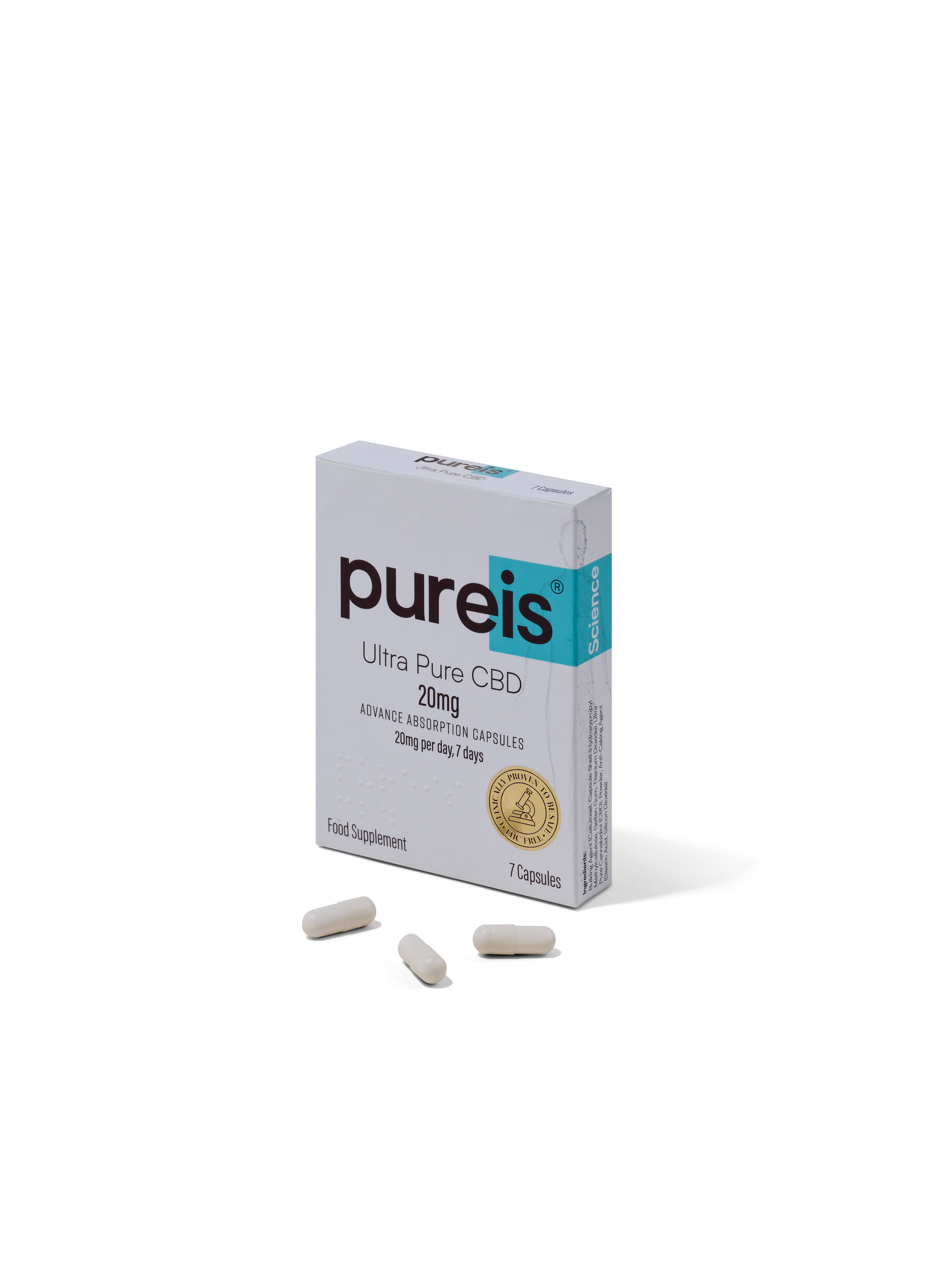 Advanced Absorption CBD Capsules, 20mg per day, 28 days 2