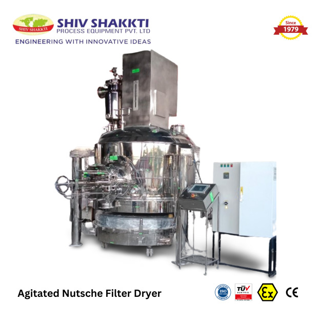 Agitated Nutsche Filter Dryer