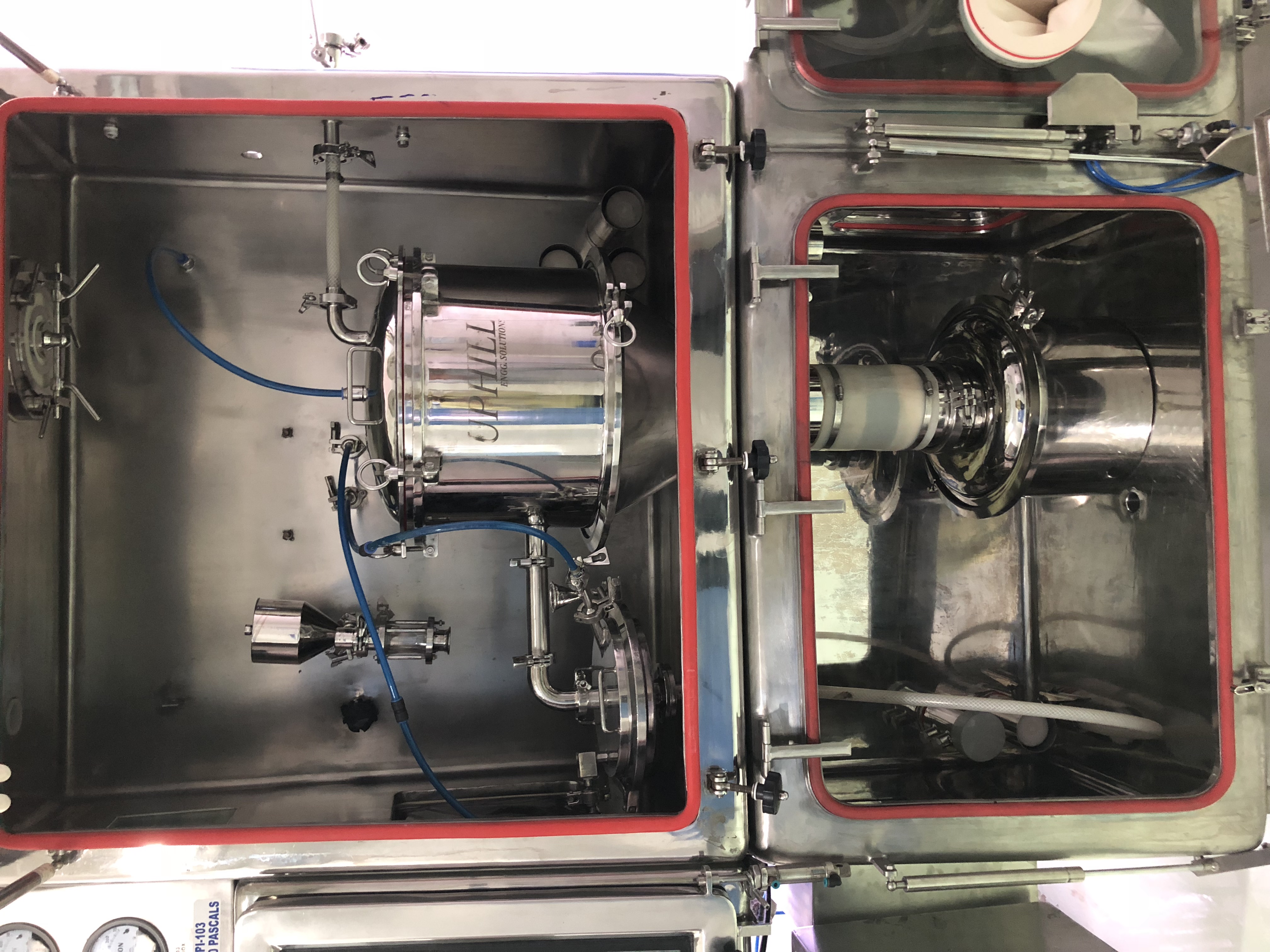 Air jet mill isolator