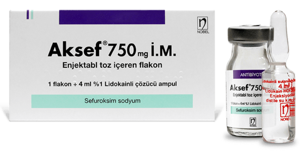 Aksef IM (Cefuroxime Sodium) 250 mg, 750 mg IM Powder for Solution Injection