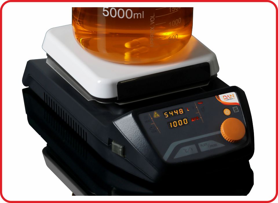 Aluminium Alloy - Digital Magnetic Stirrer with Hotplate