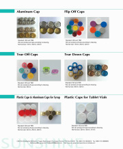 aluminium caps and aluminium plastic caps