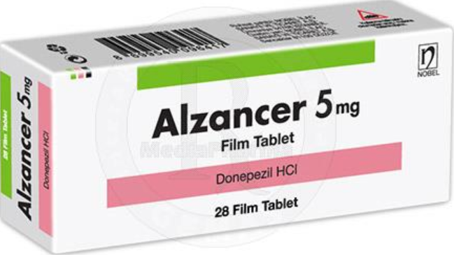 Alzancer (Donepezil HCI) 5 mg, 10 mg Film Coated Tablet 1