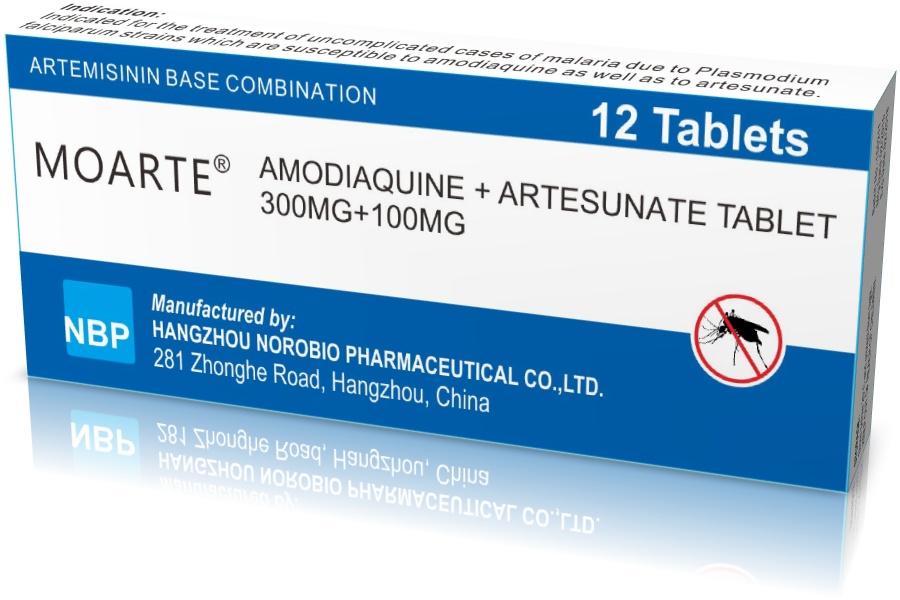 Amodiaquine + Artesunate Tablet 300mg+100mg