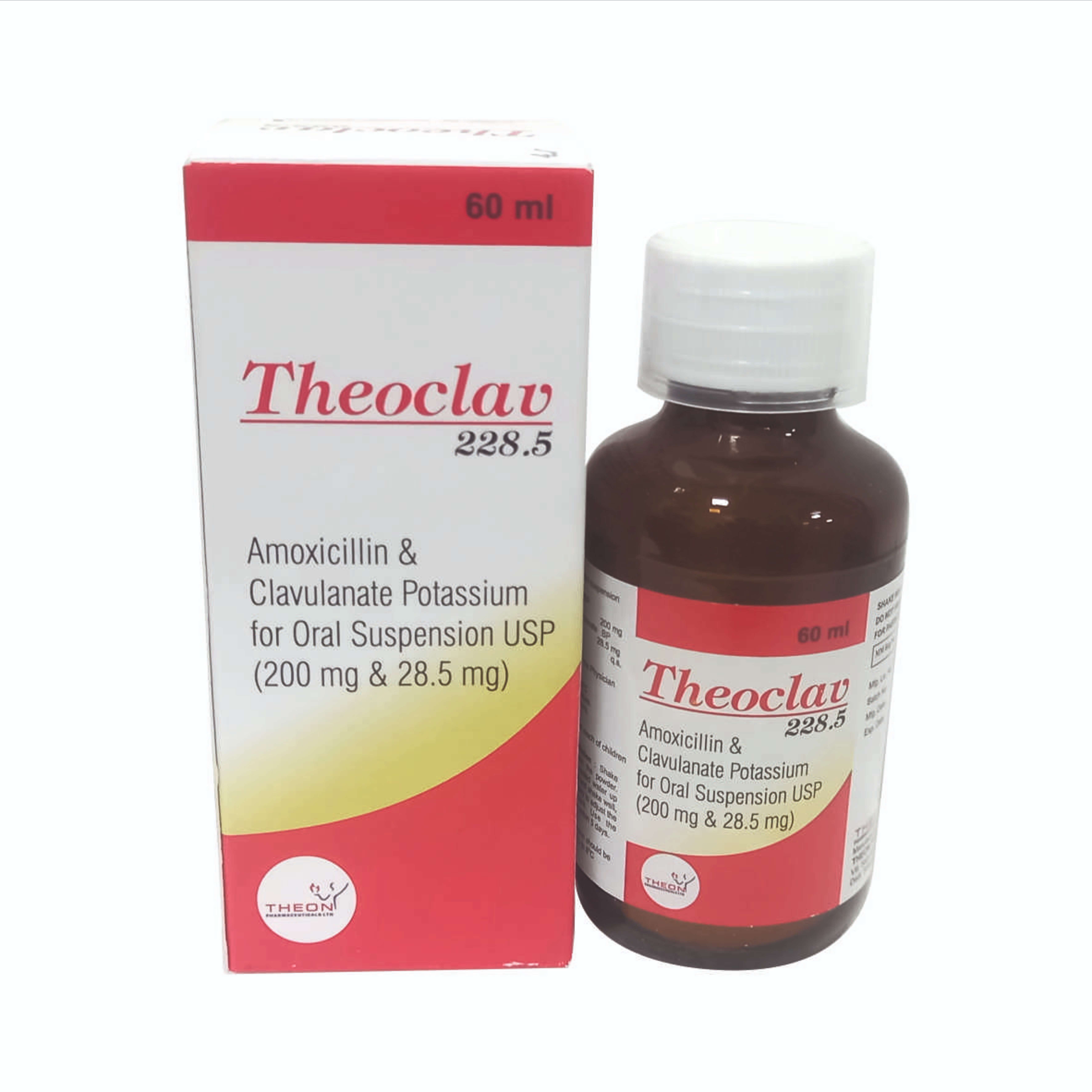 Amoxicillin + Potassium Clavulanate Oral suspension 2
