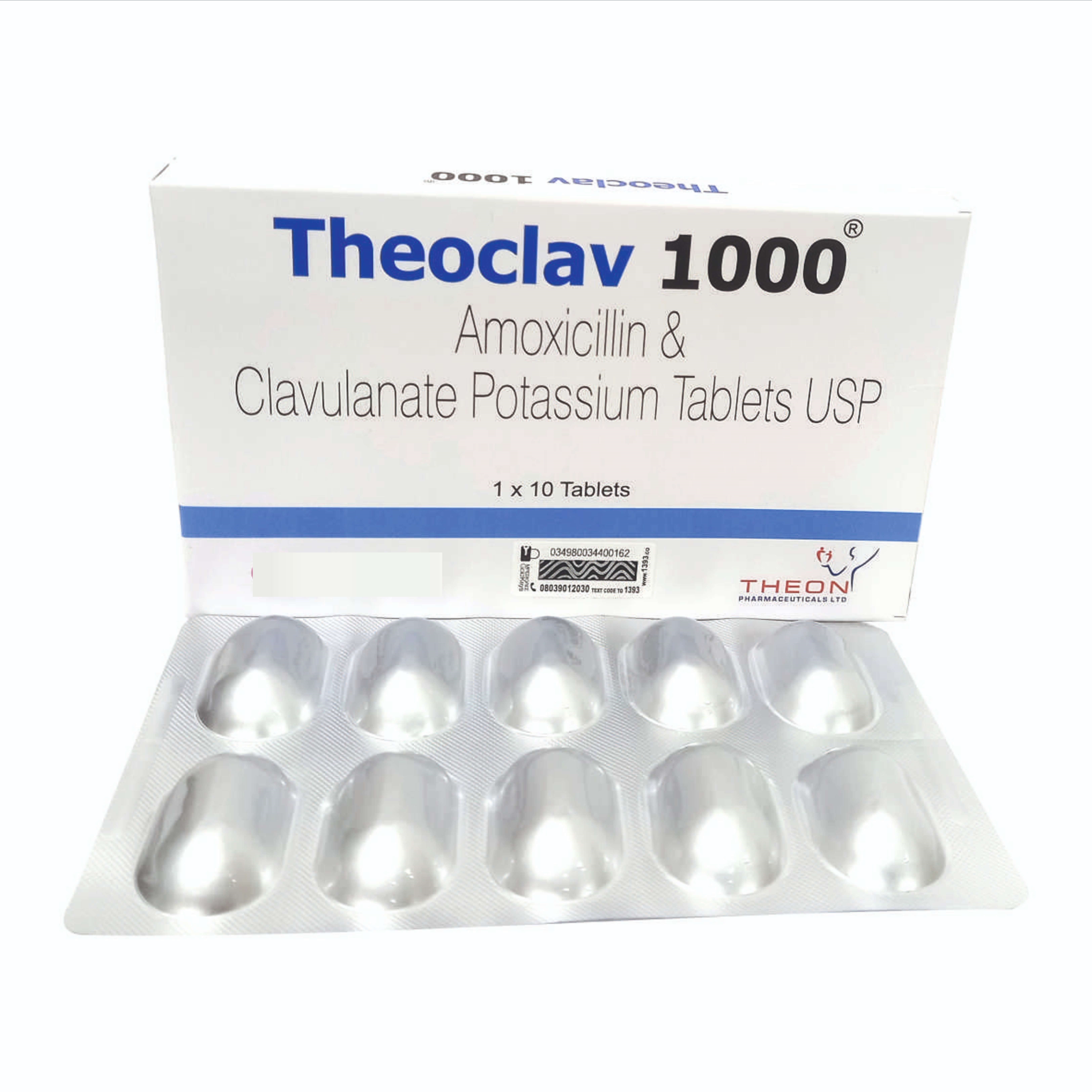 Amoxicillin + Potassium Clavulanate Tablets 2