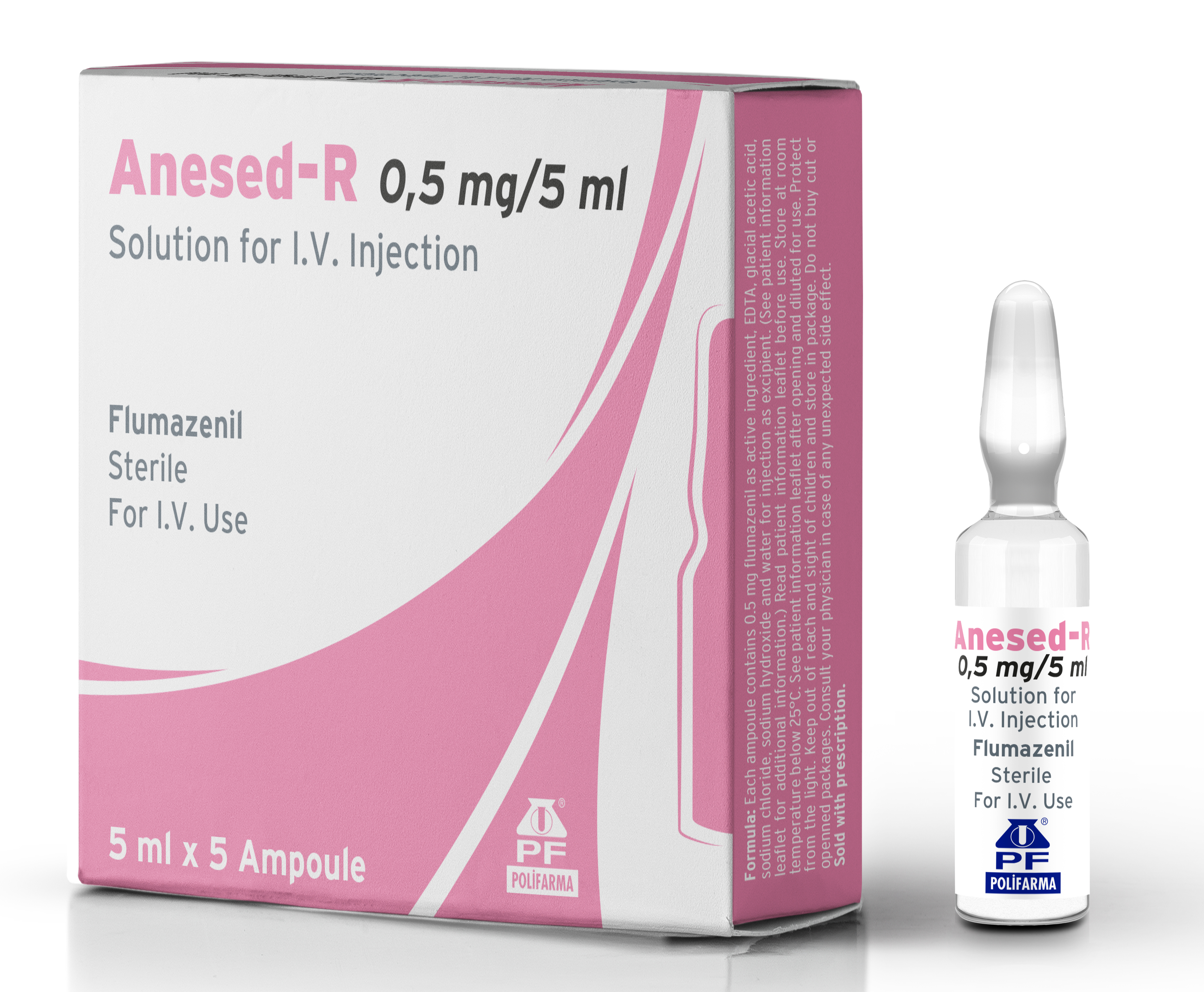 ANESED-R 0,5 MG/5 ML  SOLUTION FOR I.M./I.V. INJECTION