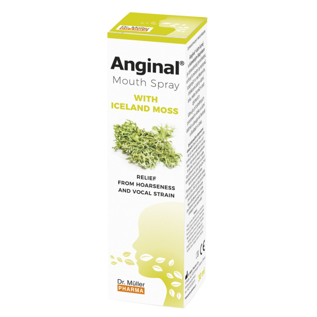Anginal® Mouth Spray with Iceland Moss, 30 ml