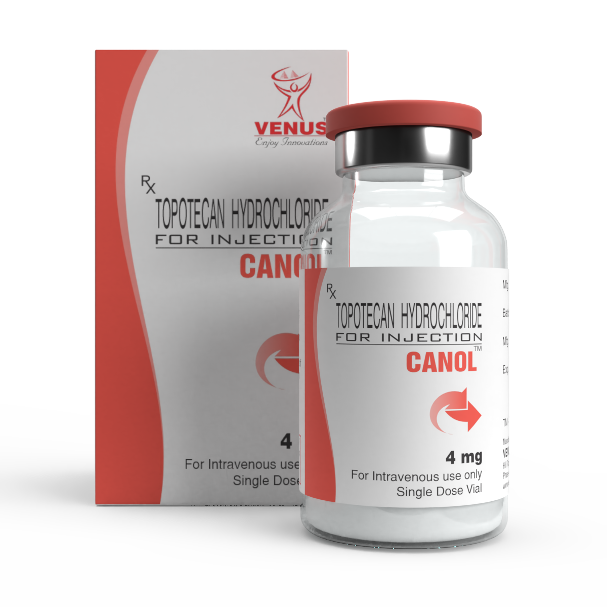 ANTI CANCER INJECTABLES TOPOTECAN 4 MG