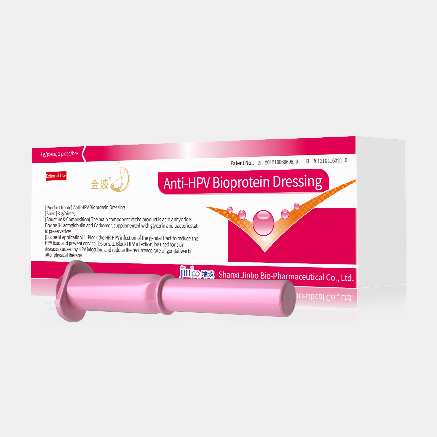 Anti-HPV biologic protein dressing