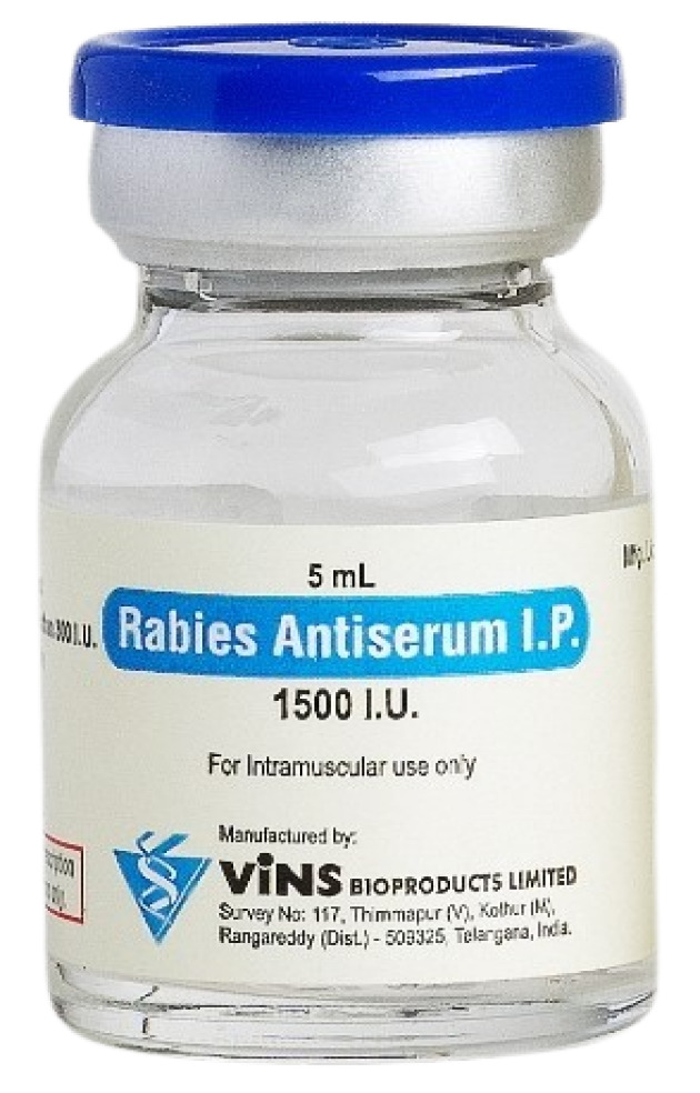 Anti Rabies Serum (Vinrig - 1500 I.U) 5 Ml Liquid