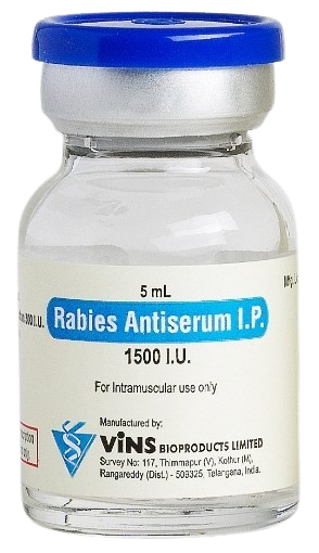 Anti Rabies Serum (Vinrig - 1500 I.U) 5 Ml Liquid