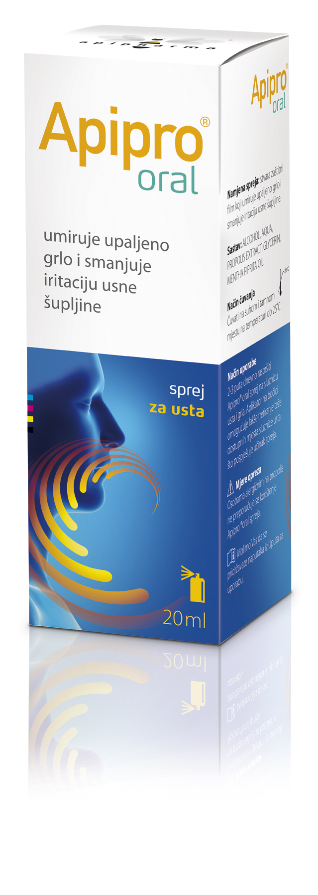Apipro oral spray for mouth