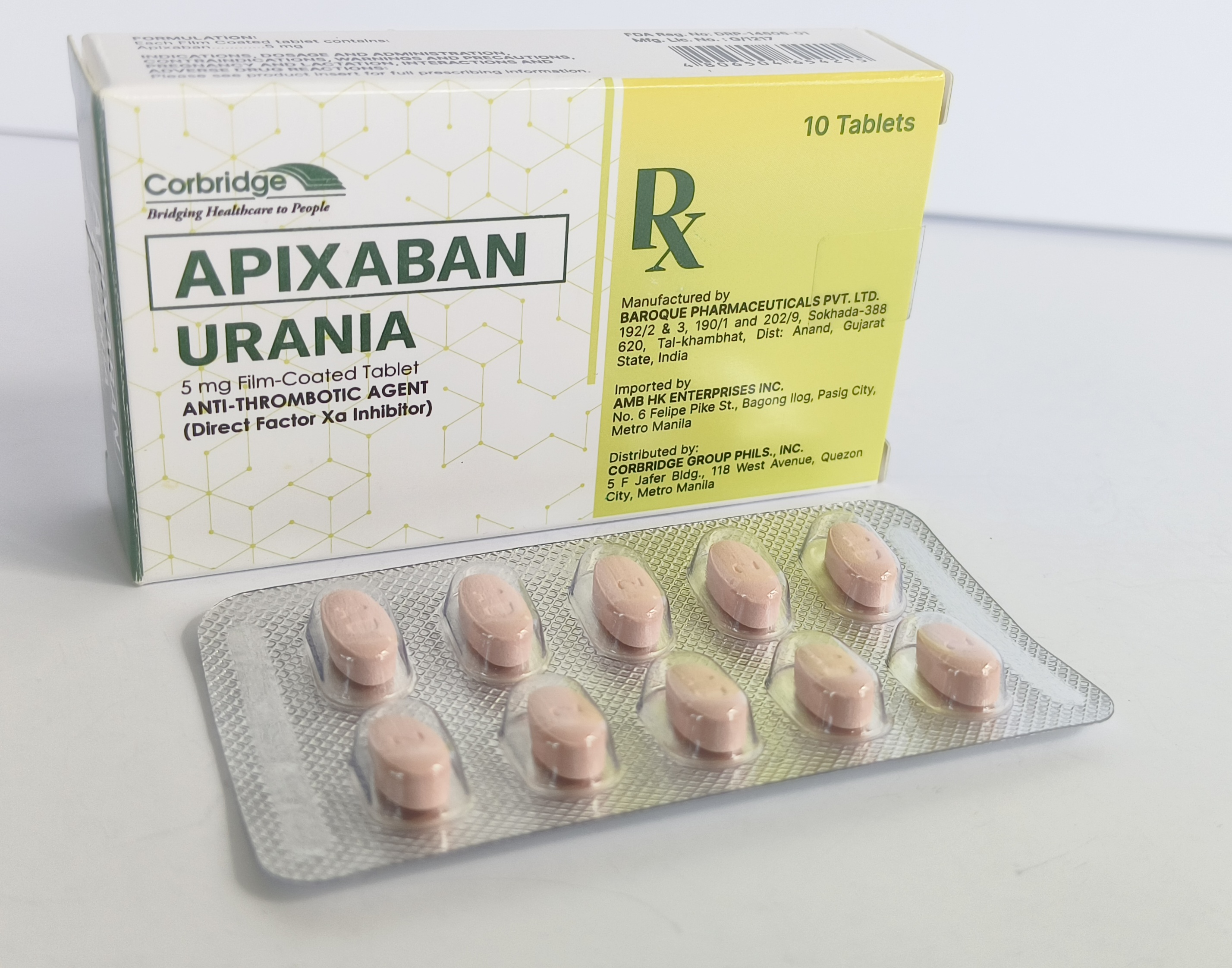 Apixaban tablets 2