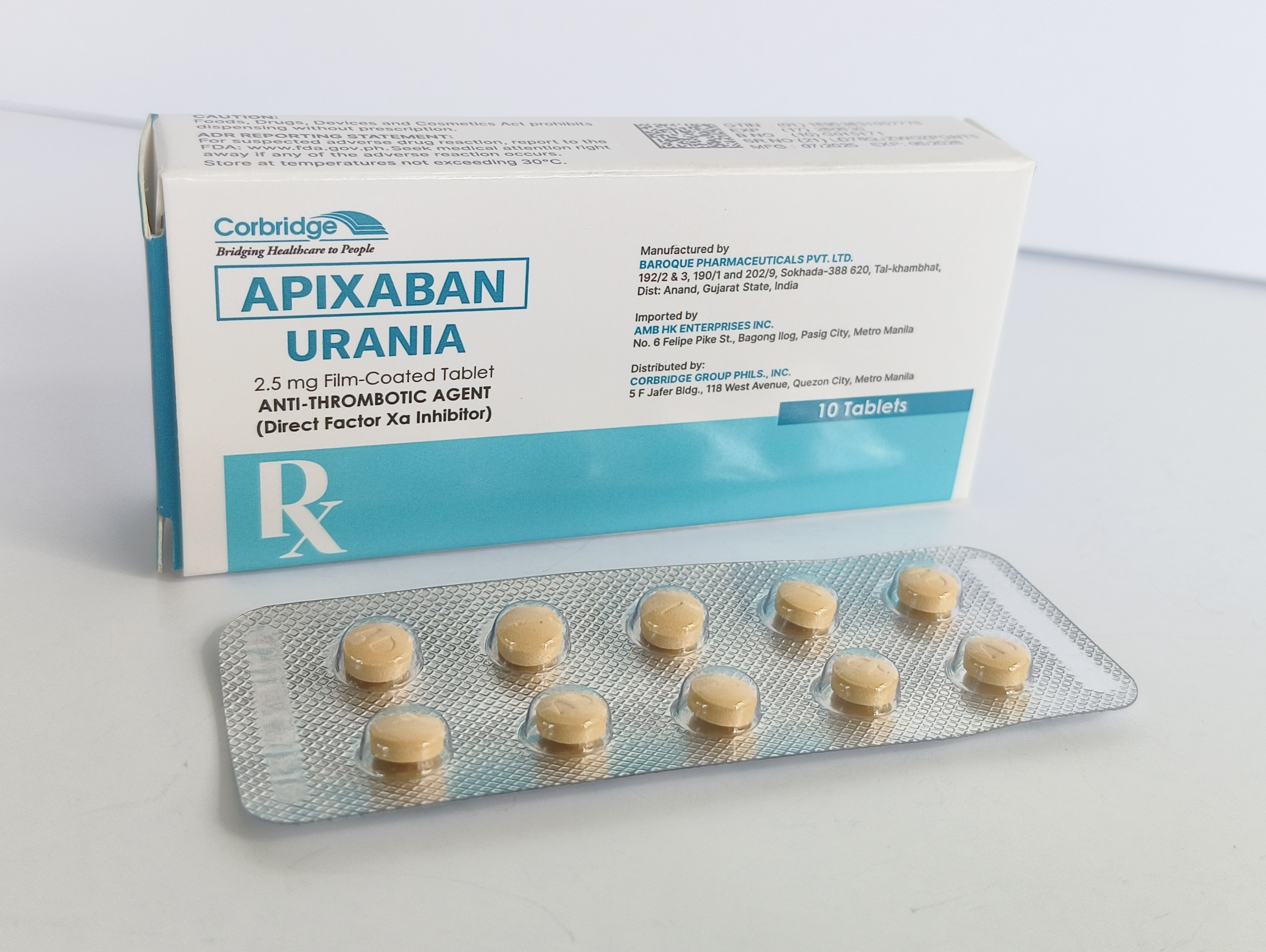 Apixaban tablets 1